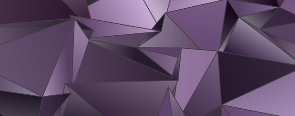 Abstract Low-Poly triangular modern background