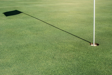 Obraz premium Empty golf field meadow