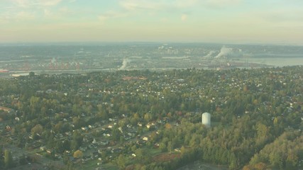 Seattle Washington Homes from the Air