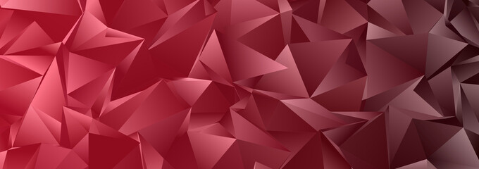 Fototapeta premium Triangular 3d, modern background