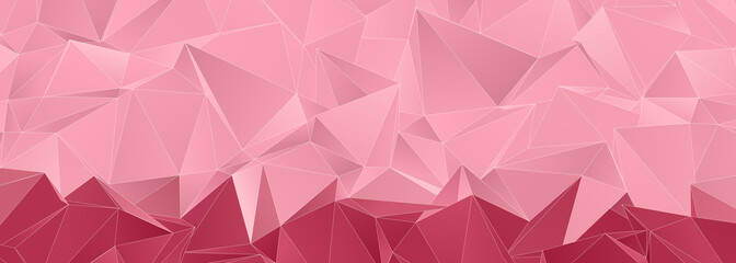 Fototapeta premium Triangular 3d, modern background