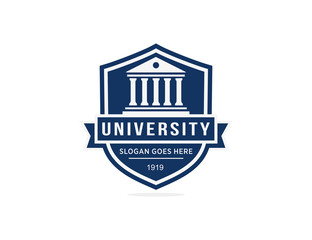 University college school logo template