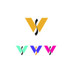 Logo set for W and S