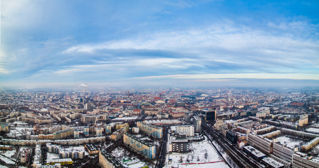 Fototapeta na wymiar Wroclaw city panorama
