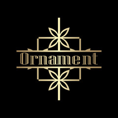 Art Deco Ornamental Logo