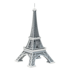 Fototapeta na wymiar The Eiffel Tower, 3D rendering