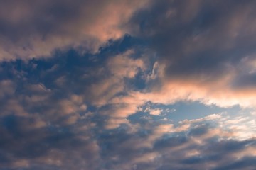 background, blue sky, clouds