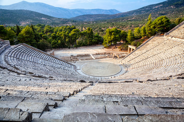 Epidavros amphitheater in Greece