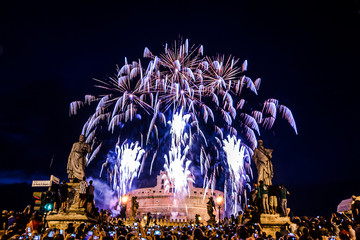 Fireworks on Rome