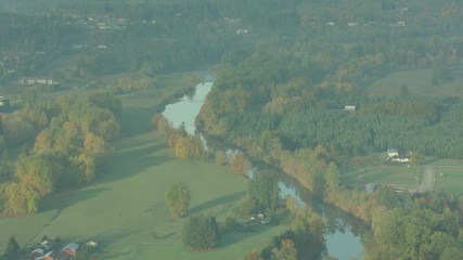 Oregon Wine Farm Country Aerial