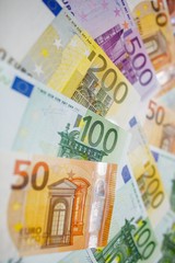 Background of euro Money . Euro cash background.