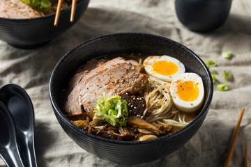 Homemade Japanese Pork Tonkotsu Ramen