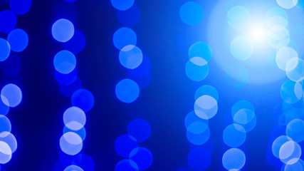 glittering stars on bokeh with a highlight. Christmas background