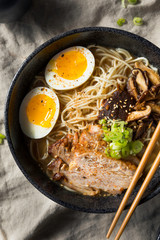 Homemade Japanese Pork Tonkotsu Ramen
