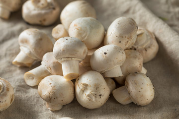 Raw Organic White Button Mushrooms