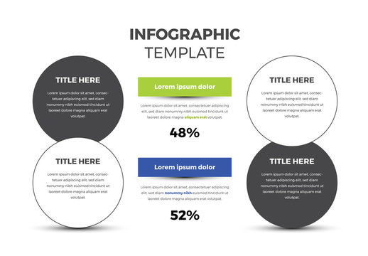 Infographic Layout With Circle Elements