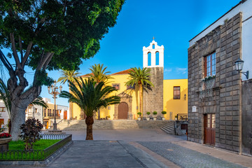 Fototapeta na wymiar Garachico the oldest port city of Tenerife a small town with a great history - the old Franciscan convent.