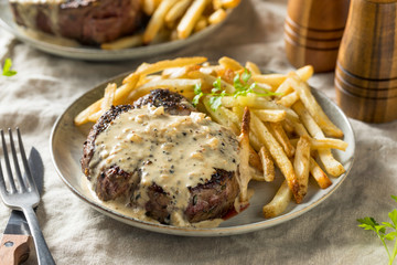 Homemade Steak Au Poivre