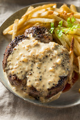 Homemade Steak Au Poivre