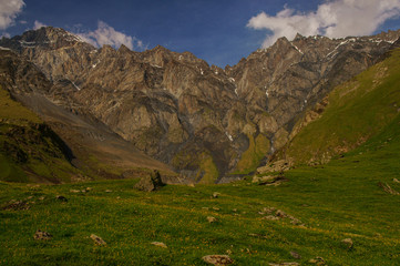 Kazbek, Caucasus Mountains. Georgia