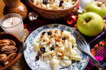 Mexican apple salad for christmas
