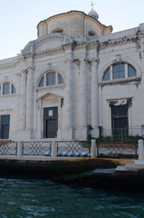 Fototapeta na wymiar A neoclassical church in Venice Italy
