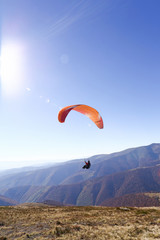 paragliding, good paragliding, paragliding high in the mountains