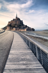 Fototapeta na wymiar Mont sain Michel in Normandy, France