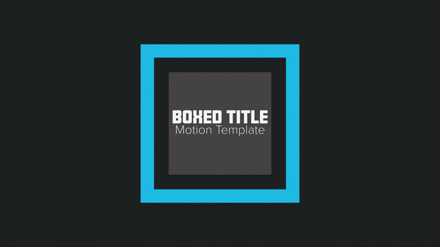 Boxed Title