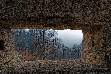 Blick aus Schießscharte