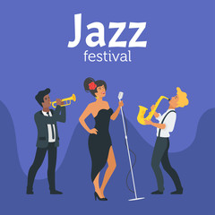 Jazz poster backgroun