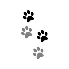 Fototapeta na wymiar dog footprint icon