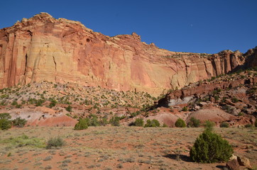 Fototapeta premium PANORAMA SCENIC DRIVE CAPITOL REEF NATIONAL PARK (UTAH) USA