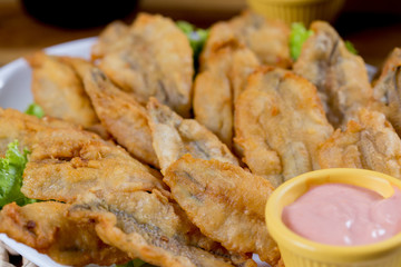 fish with rice and vegetables