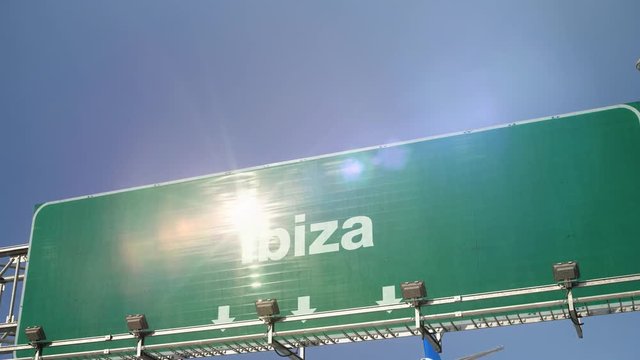 Airplane Landing Ibiza