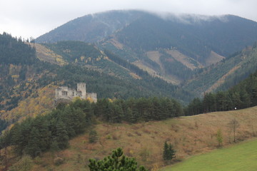 Strečno castle in Žilina region, Slovakia