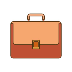 hand luggage isolated icon