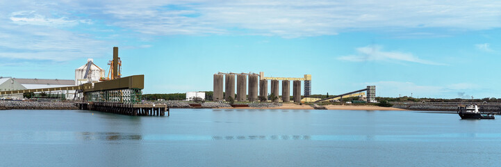 Infrastructure Of Mining And Agricultural Commodity Export Harbor