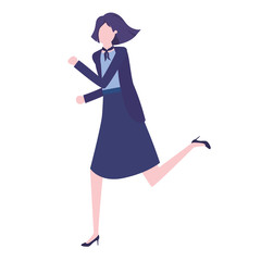 business woman avatar character