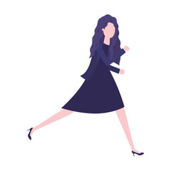 business woman avatar character