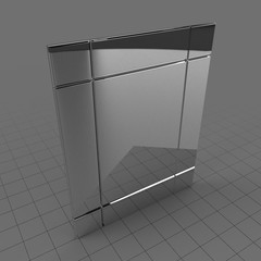 Modern bathroom wall mirror