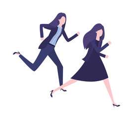 business women avatar character