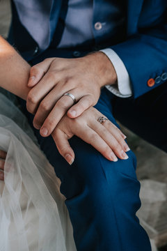 Love, bride and groom