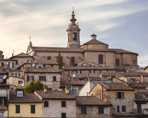 view of old town of Marche, Italy