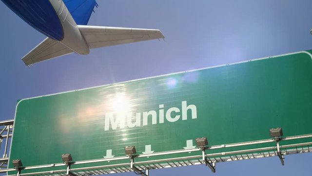 Airplane Take off Munich