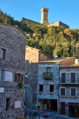 Medieval village of Radicofani in Tuscany