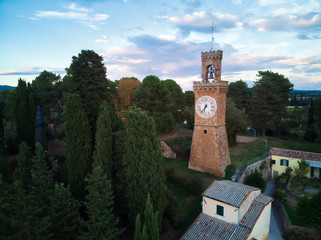 Bell tower in Acquapendente