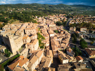 Fototapeta na wymiar Medieval village of Bolsena in Tuscany