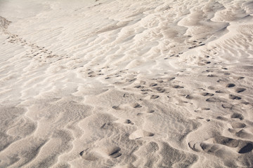 Great Sand Dunes National Park Colorado Sand Texture Foot Prints