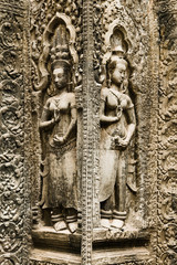 Fototapeta na wymiar Temple Ruins of Siem Reap Cambodia